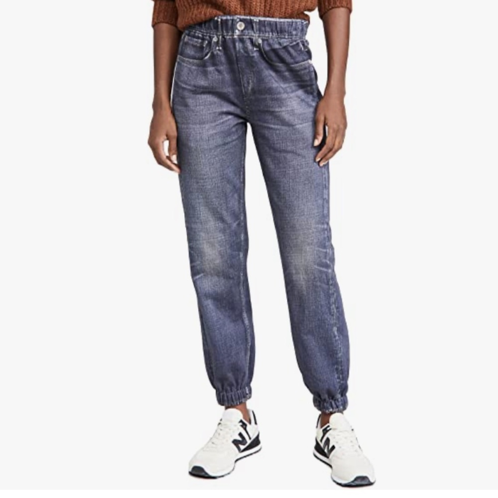 Rag & Bone Miramar jean print terry joggers size Medium